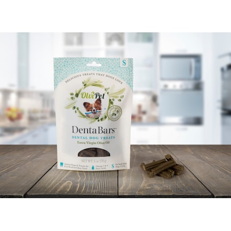 Olvipet Denta Bars Olive Oil Based Teeth Cleaning Bars for Dogs, Small, 6 oz 79074-99995-010
